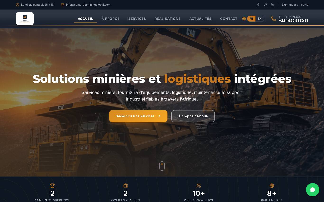 Screenshot of Camara La Mining Global